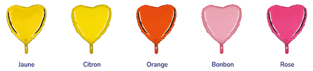 ballon publicitaire mylar coeur